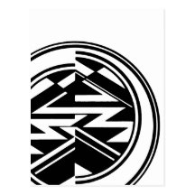 Off Kilter Geometrics Post Card