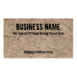 Off Road Driving Venue Business Cards Custom