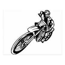 Off-Road Motorcycle Biker Post Cards