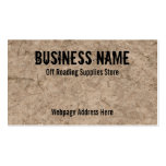 Off Roading Store Business Cards Custom