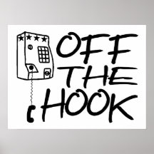 Off The Hook Pay Phone Print