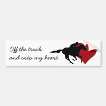 Off The Track Bumper Sticker
