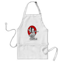 Off With Her Head Logo Aprons