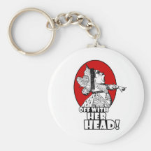 Off With Her Head Logo Keychains