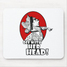 Off With Her Head Logo Mouse Pads