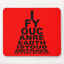 Offensive dyslexia slogan