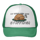 Offensive fat joke mesh hat
