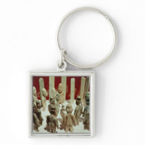 Offering of sixteen male figures, from La keychains