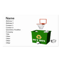 Office Basketball Business Cards