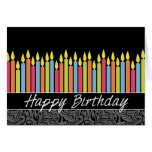 Office Birthday Card with Candles