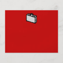 Office Briefcase or Travel Suitcase. Sketch. Red Flyer Design