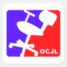 Office Chair Jousting League Stickers