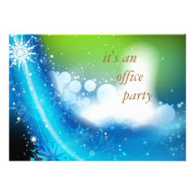 office christmas party custom invitations