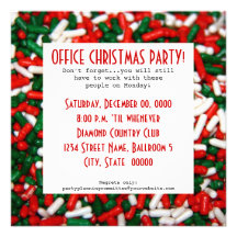 Office Christmas Party Invitations
