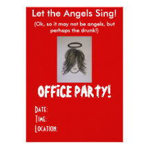Office Christmas Party Invitations