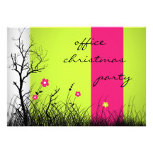 office christmas party personalized invites