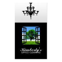 office cleaning business cards