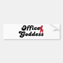 office goddess auto sticker