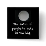 office space: Ratio of people to cake Pins
