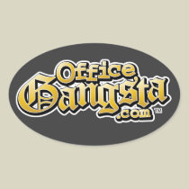 OfficeGangsta.com Stickers stickers