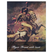 Officer Of The Guard Fighters In The Attack By Gér Flyer Design