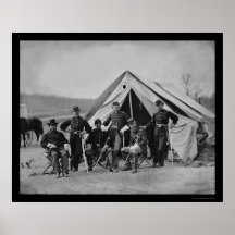 Officers in Gettysburg 1863 Poster