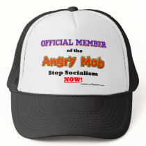 "Official Angry Mob Member" Mesh Hats