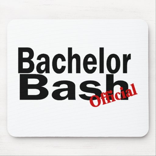 Official Bachelor Bash Mouse Pad
