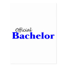 Official Bachelor (Blu) Postcards