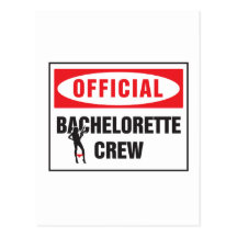 Official bachelorette crew post card