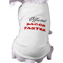 Official Bacon Taster Dog Tshirt