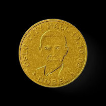Official Barack Obama Nobel Button ® Ltd Ed. buttons