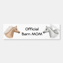 Official Barn Mom Bumper Sticker