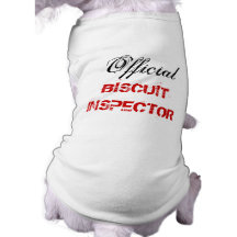 Official Biscuit Inspector Doggie T-shirt