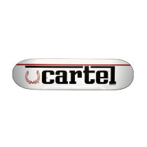 Official Cartel classic skate deck.  TM 1996