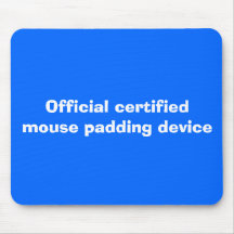 Official certified mouse padding device