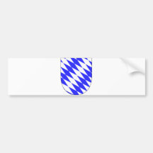 Official Coat of Arms Bavaria Germany Symbol Bumper Sticker