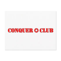 Official Conquer Club Postcard