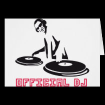 Official D.J. cartes