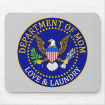 Official Department of Mom Seal Mouse Pads