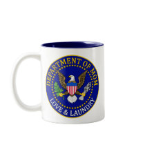 Official Department of Mom Seal Mugs