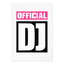 Official DJ Custom Invitation
