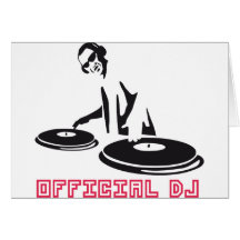 Official DJ Grußkarten