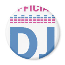 official DJ Refrigerator Magnet