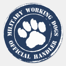 Official Dog Handler - MWD Stickers