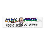 OFFICIAL Double Rainbow Bumper Sticker - White bumper stickers