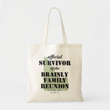 Official Family Reunion Survivor - Idaho Green Bags