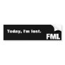 Official FML Sticker: Lost Bumper Sticker