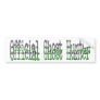 Official Ghost Hunter Bumper Stickers