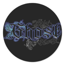 Official Ghost Hunter Round Sticker